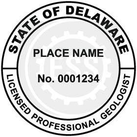 Delaware Geologist Seal Setup