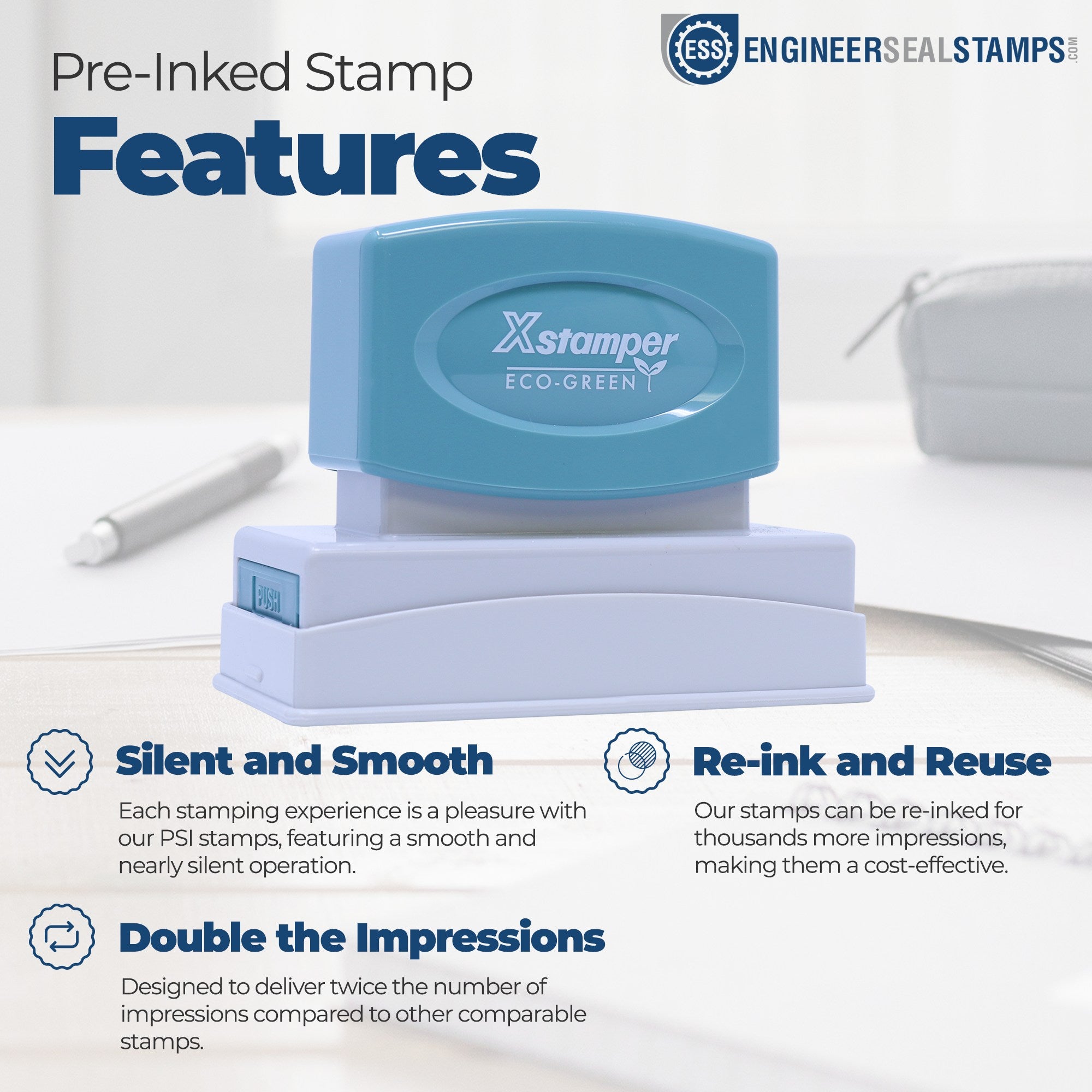 Jumbo Bold Red Confidential Xstamper Stamp