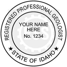 Idaho Geologist Seal Setup