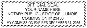 Illinois Notary Seal Imprint Example