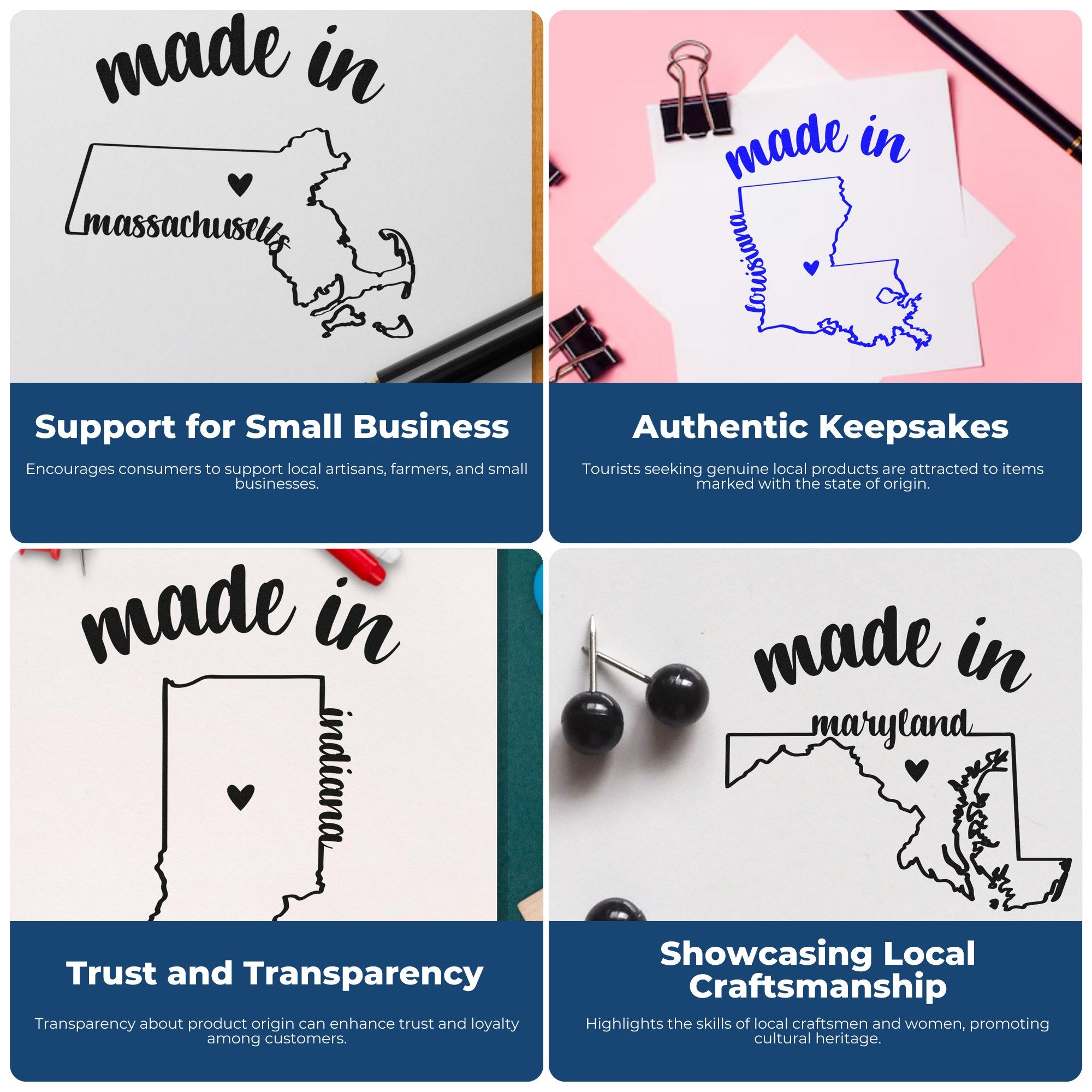 Made with Love in Colorado Rubber Stamp featuring a heart design, perfect for adding a personal touch to crafts and gifts. Showcases state pride and supports local artisans.