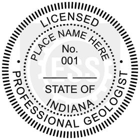 Indiana Geologist Seal Setup