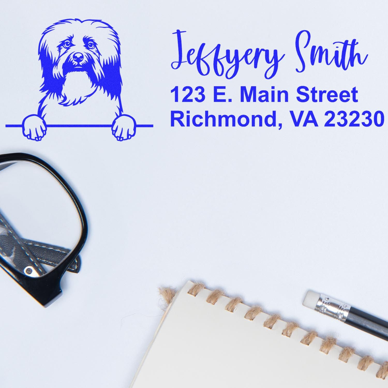 Havanese Name and Address Stamp Self-Inking