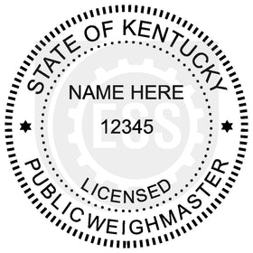 Kentucky Public Weighmaster Seal Setup