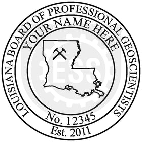 Louisiana Geologist Seal Setup