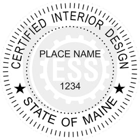 Maine Interior Designer Seal Setup