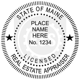 Maine Real Estate Appraiser Seal Setup