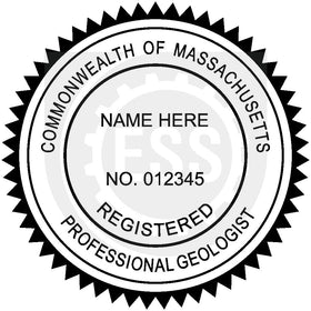 Massachusetts Geologist Seal Setup