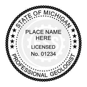 Michigan Geologist Seal Setup