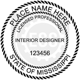 Mississippi Interior Designer Seal Setup