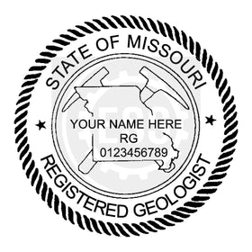 Missouri Geologist Seal Setup