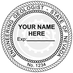 Nevada Engineering Geologist Seal Setup