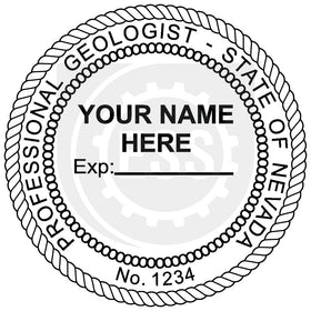 Nevada Geologist Seal Setup