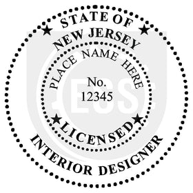 New Jersey Interior Designer Seal Setup