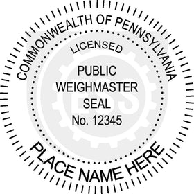 Pennsylvania Public Weighmaster Seal Setup