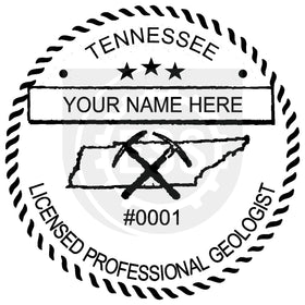 Tennessee Geologist Seal Setup