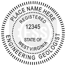 West Virginia Engineering Geologist Seal Setup