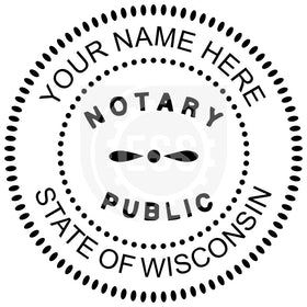 Wisconsin Notary Seal Imprint Example