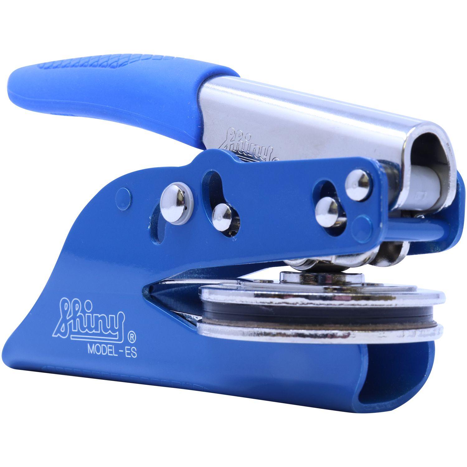 Geologist Blue Soft Seal Handheld Embosser - Engineer Seal Stamps - Embosser Type_Handheld, Embosser Type_Soft Seal, Type of Use_Professional