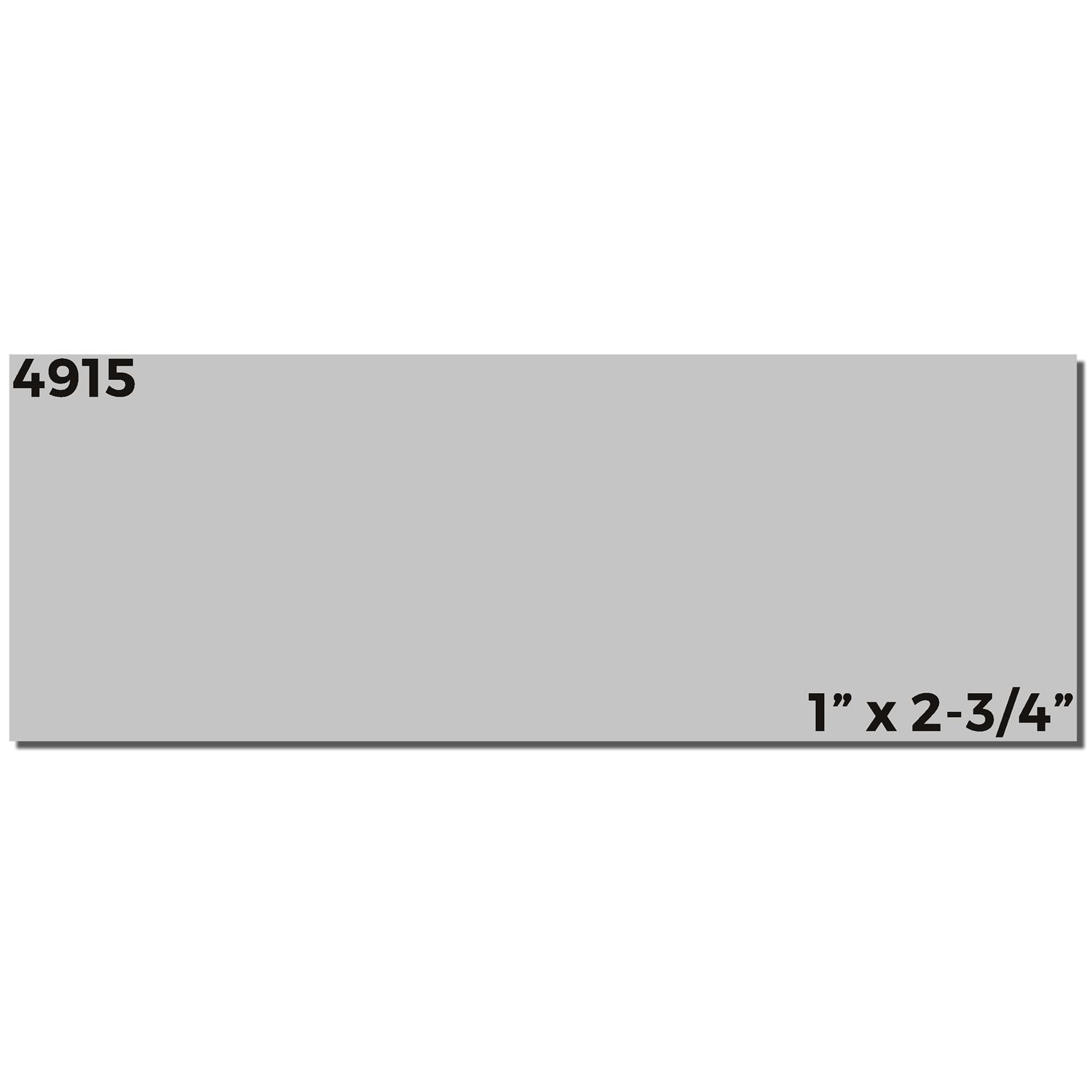 Custom Self Inking Stamp Trodat 4915 Imprint Sample