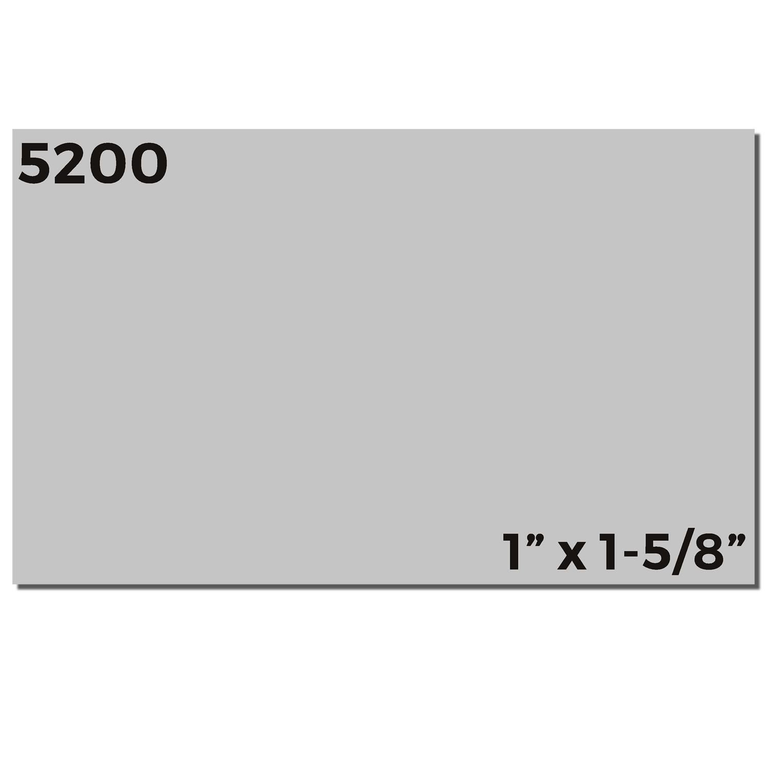 Custom Self Inking Stamp Trodat 5200 Imprint Sample