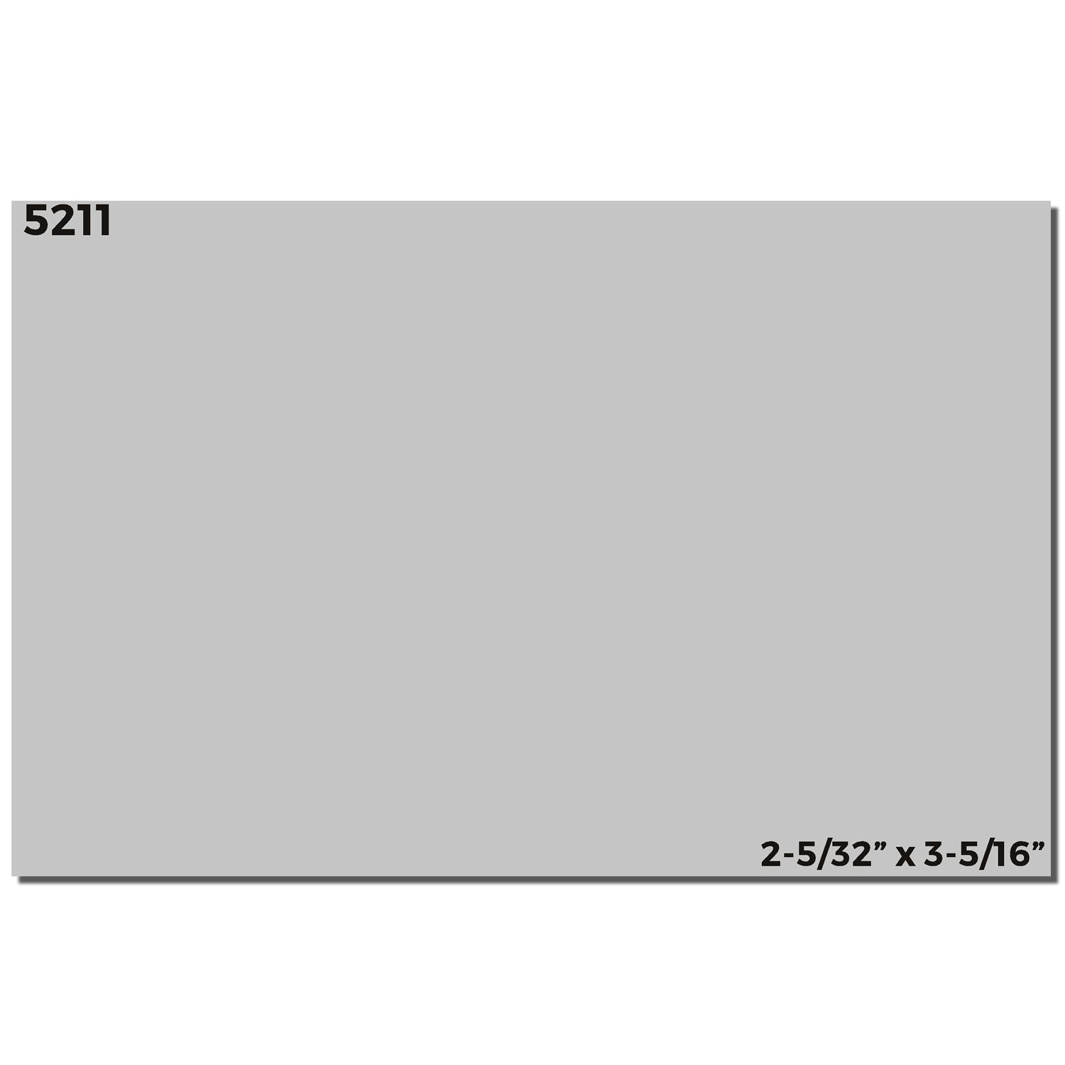 Custom Self Inking Stamp Trodat 5211 Imprint Sample