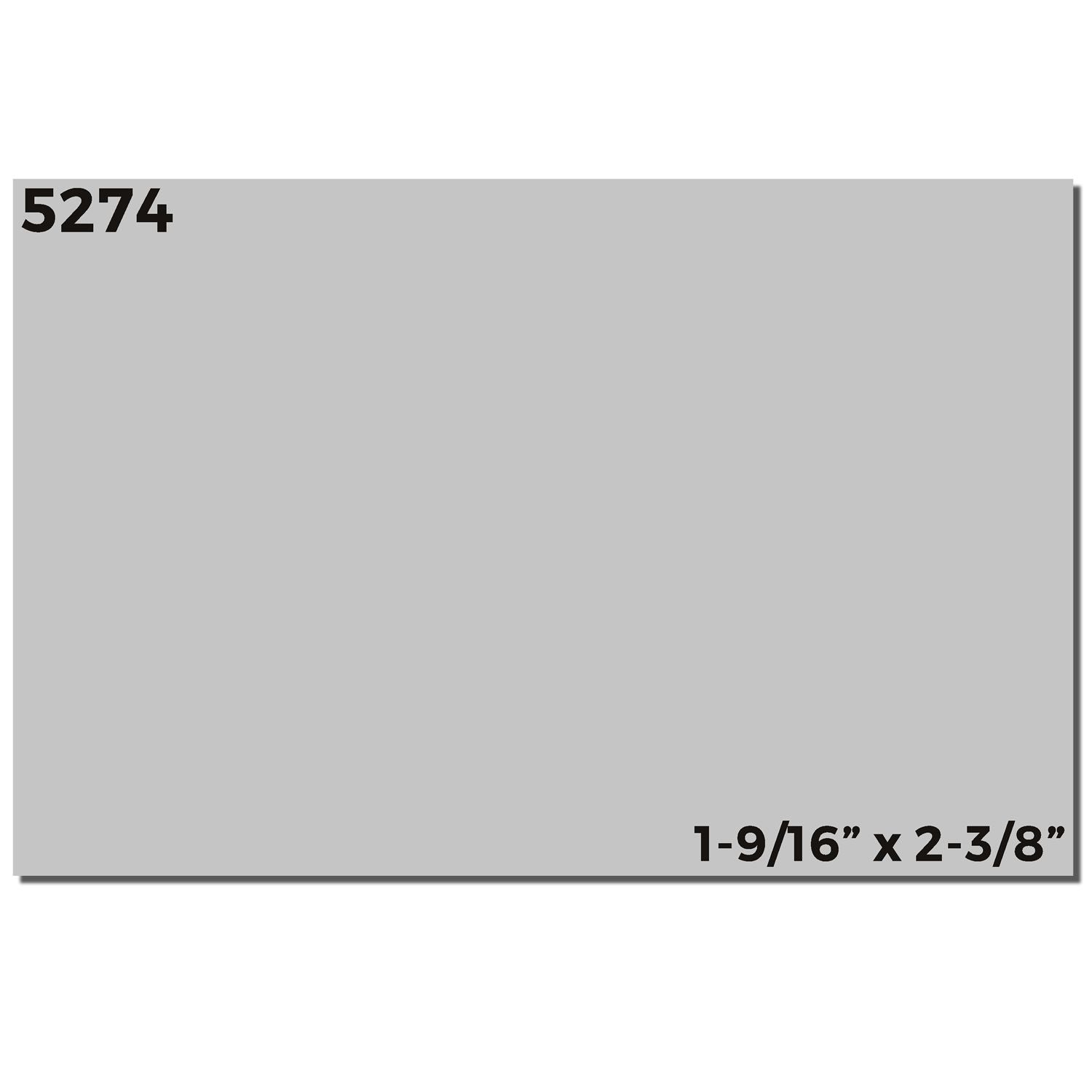 Custom Self Inking Stamp Trodat 5274 Imprint Sample