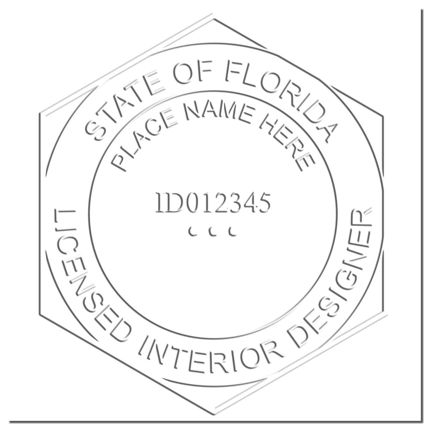 Interior Designer Red Soft Seal Embosser - Engineer Seal Stamps - Embosser Type_Handheld, Embosser Type_Soft Seal, Type of Use_Professional