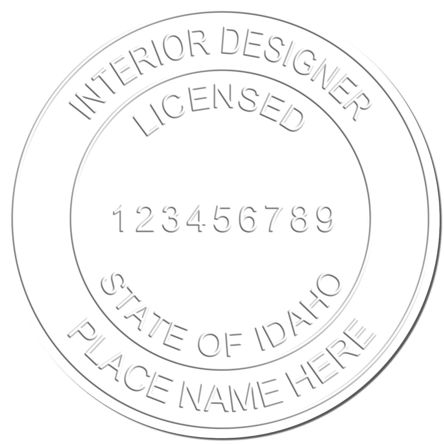 Interior Designer Cast Iron Desk Seal Embosser - Engineer Seal Stamps - Embosser Type_Cast Iron, Embosser Type_Desk, Type of Use_Professional, Use_Heavy Duty, validate-product-description