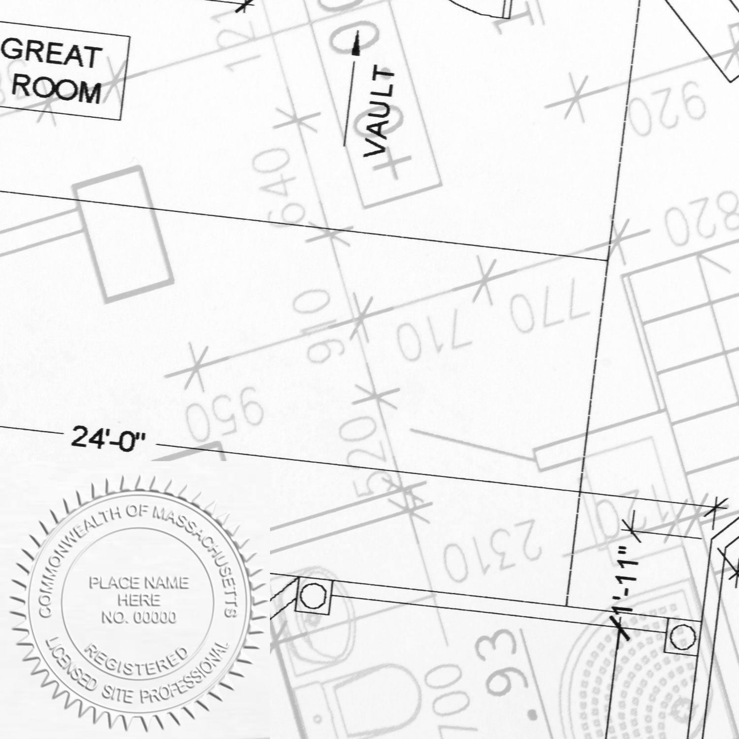 Professional Chrome Gift Seal Embosser - Engineer Seal Stamps - Embosser Type_Desk, Embosser Type_Gift, Type of Use_Professional