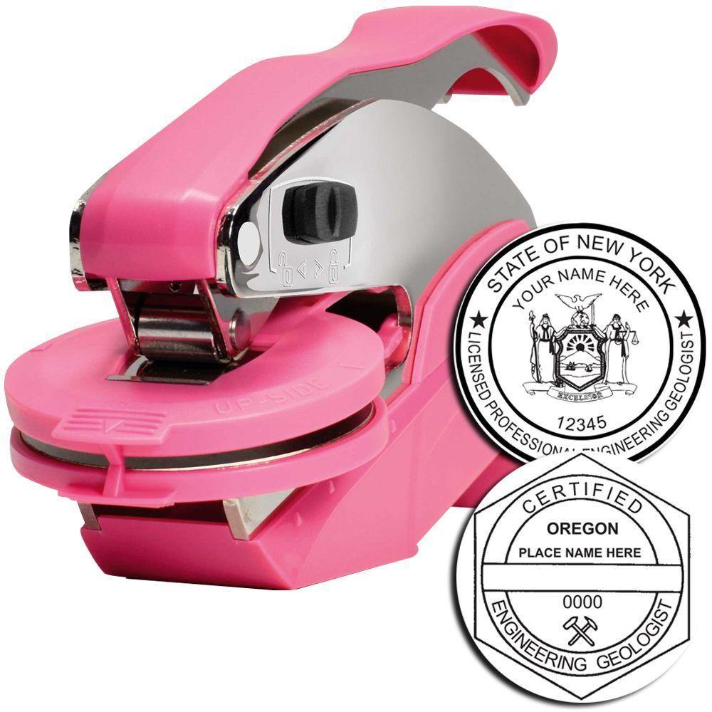 Engineering Geologist Pink Hybrid Handheld Embosser 3039Engeo Main Image