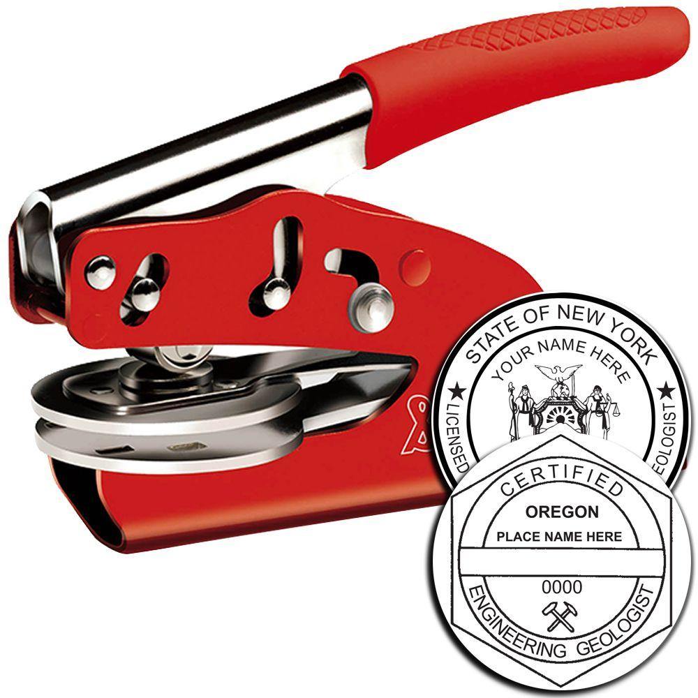 Engineering Geologist Red Seal Handheld Embosser 3035Engeo Main Image