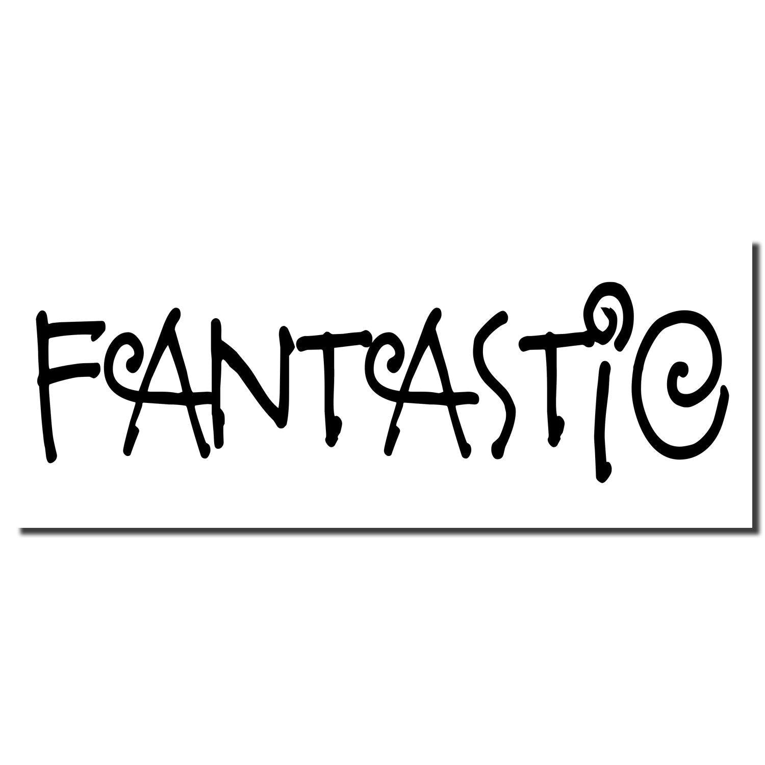 Imprint of the Fantastic Rubber Stamp showing the word 'Fantastic' in a whimsical font on a white background.