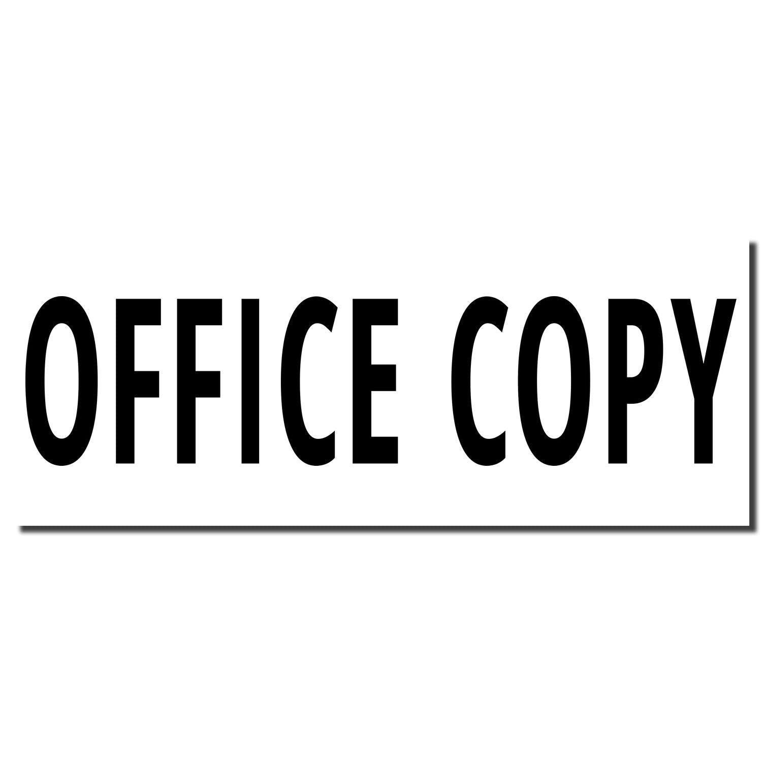 Image of a Self Inking Office Copy Stamp imprint showing the text 'OFFICE COPY' in bold black letters on a white background.