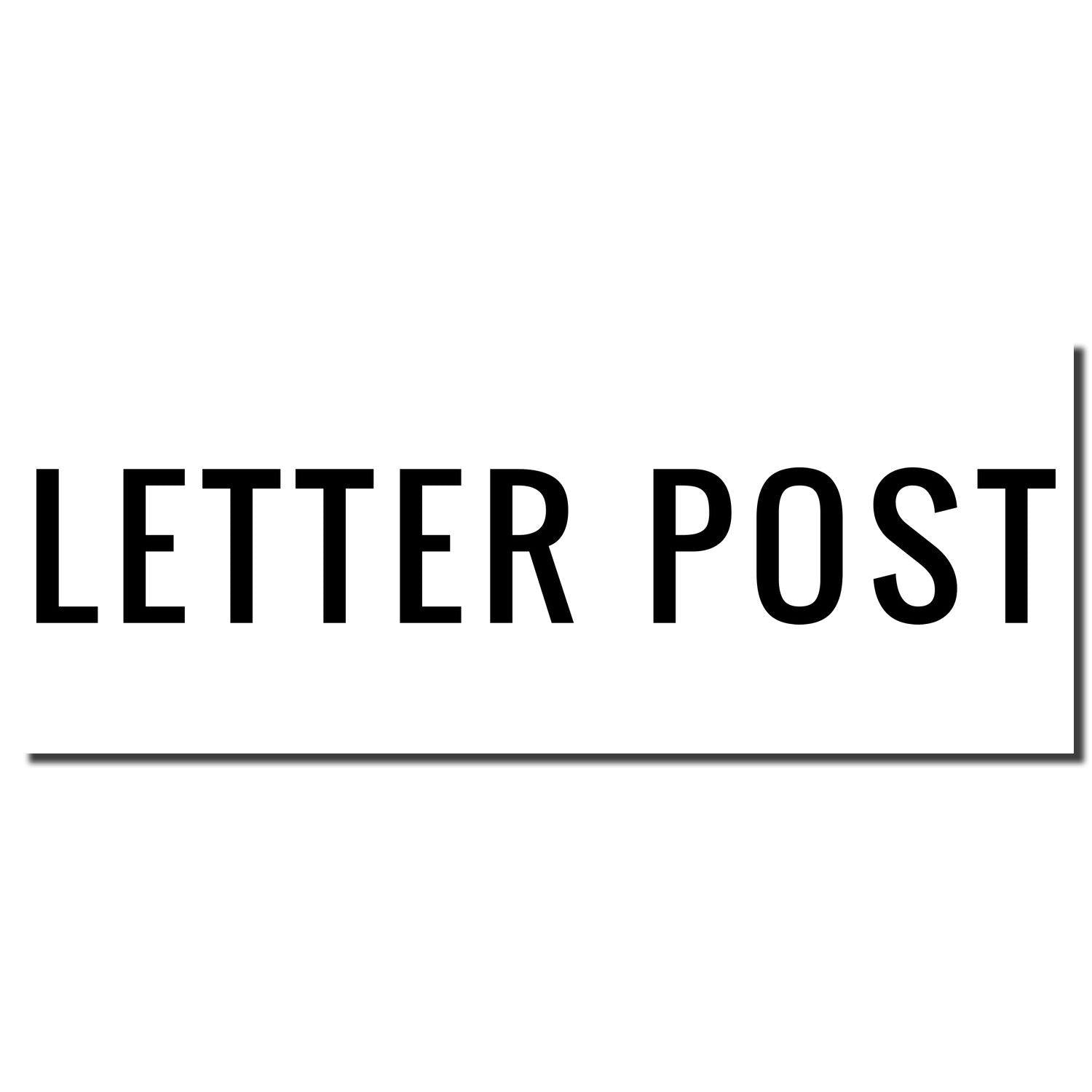 Letter Post Rubber Stamp - Engineer Seal Stamps - Brand_Acorn, Impression Size_Small, Stamp Type_Regular Stamp, Type of Use_General, Type of Use_Postal & Mailing