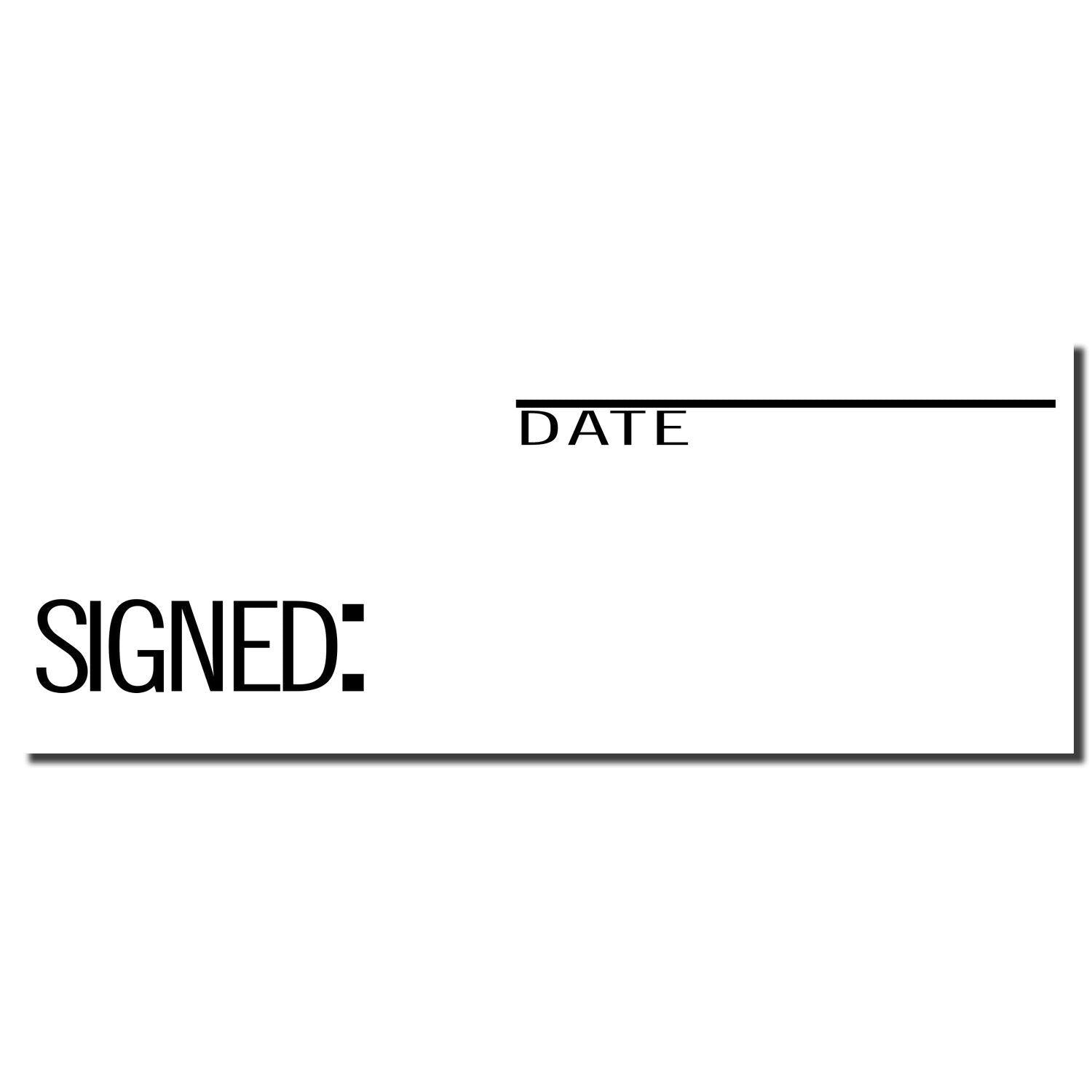 Large Self-Inking Signed with Date Stamp - Engineer Seal Stamps - Brand_Trodat, Impression Size_Large, Stamp Type_Self-Inking Stamp, Type of Use_General, Type of Use_Office, Type of Use_Teacher