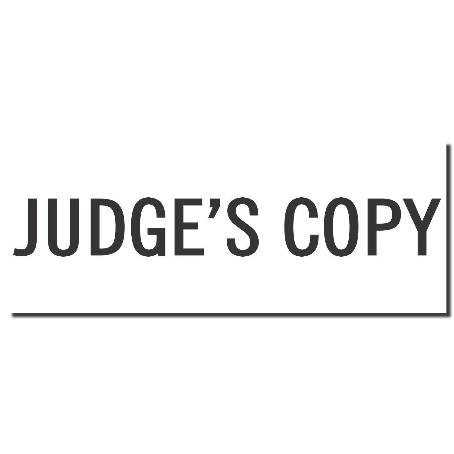 Enlarged Imprint for Judge's Copy Xstamper Stamp