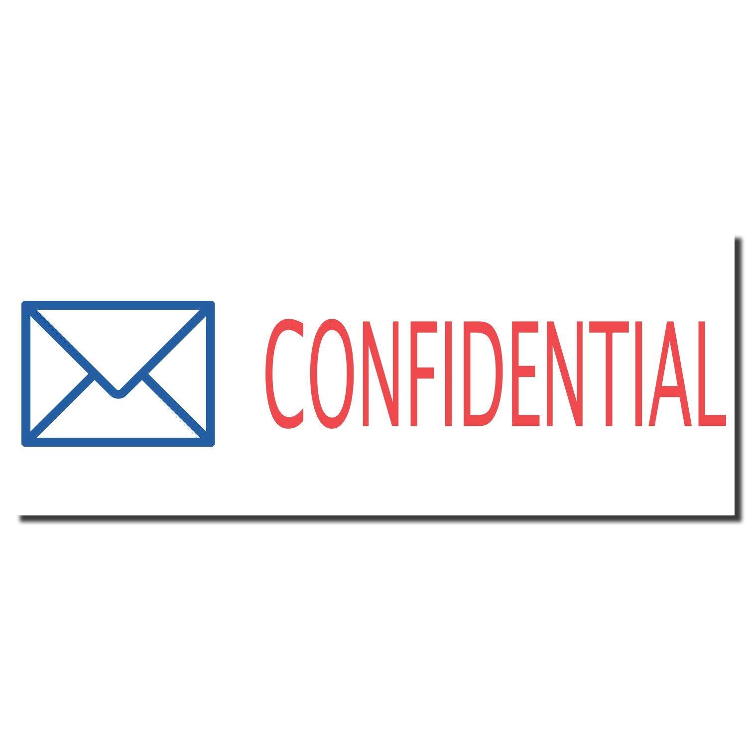 Enlarged Imprint for Two-color Confidential Xstamper Stamp