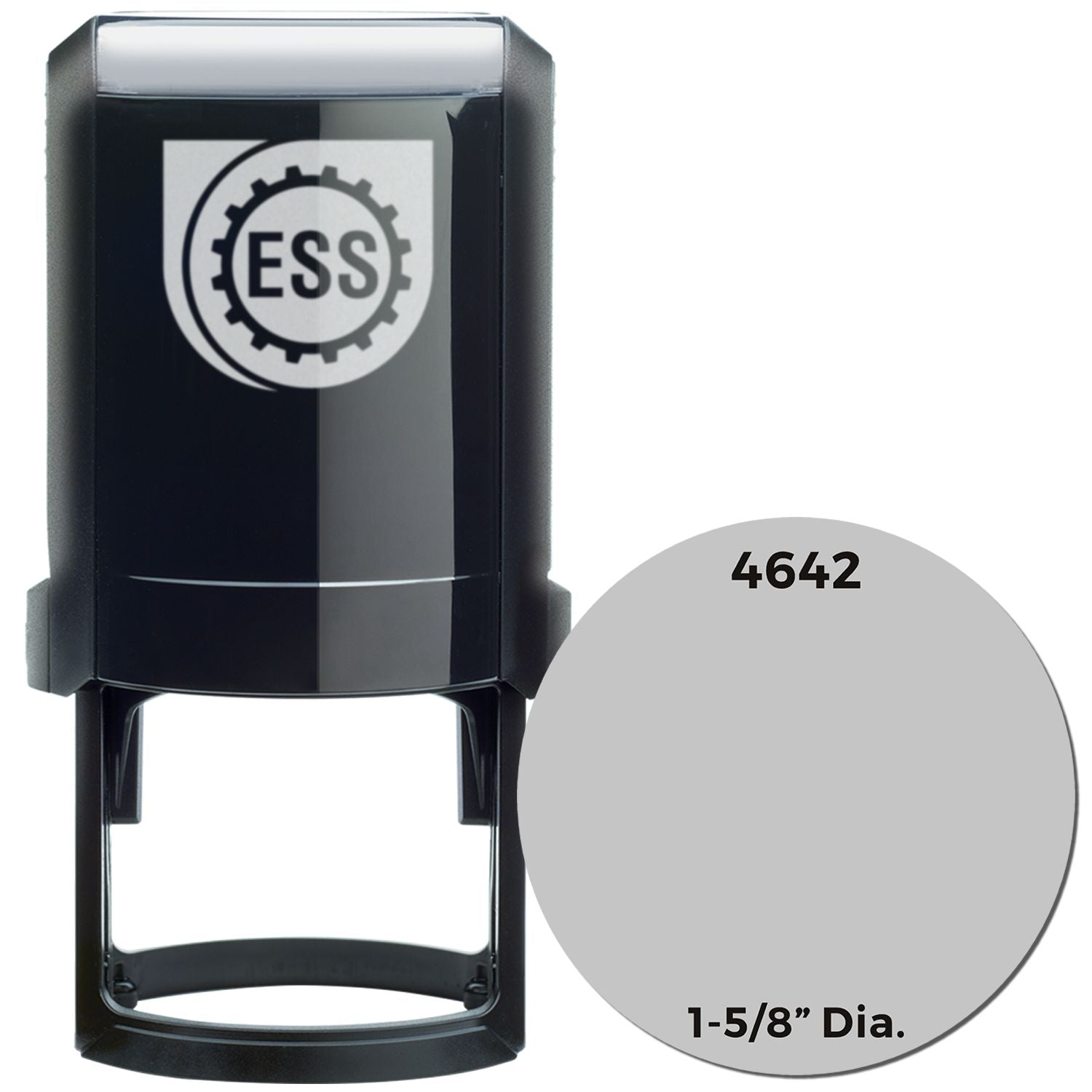 Custom Self Inking Stamp Trodat 4642, 1-5/8 Diameter, ideal for business branding and document marking.