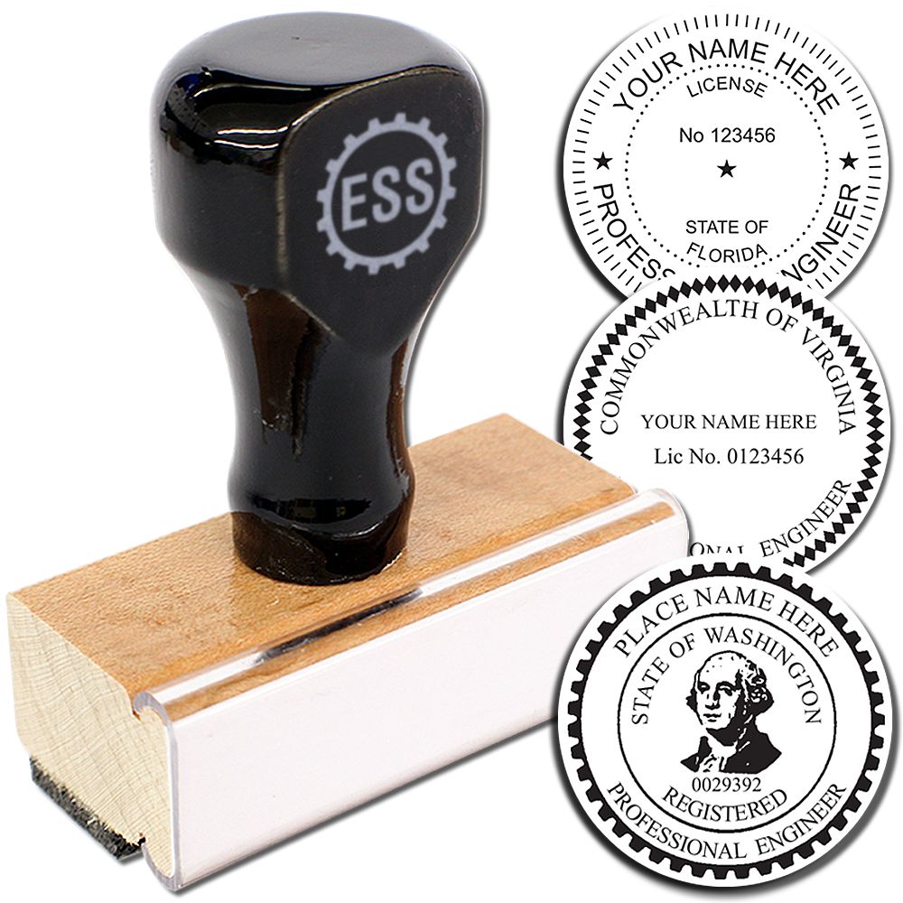 Professional Engineer Regular Rubber Stamp of Seal