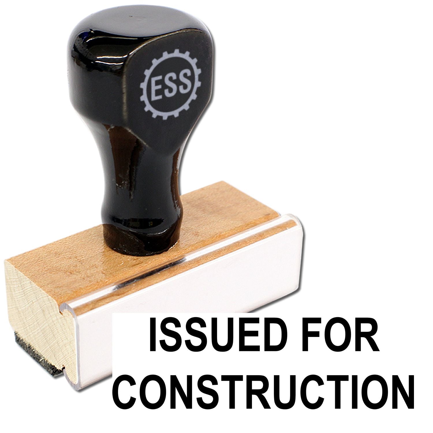 Regular Issued for Construction Stamp featuring bold text and a circular design, ideal for construction projects, approvals, and documentation verification.