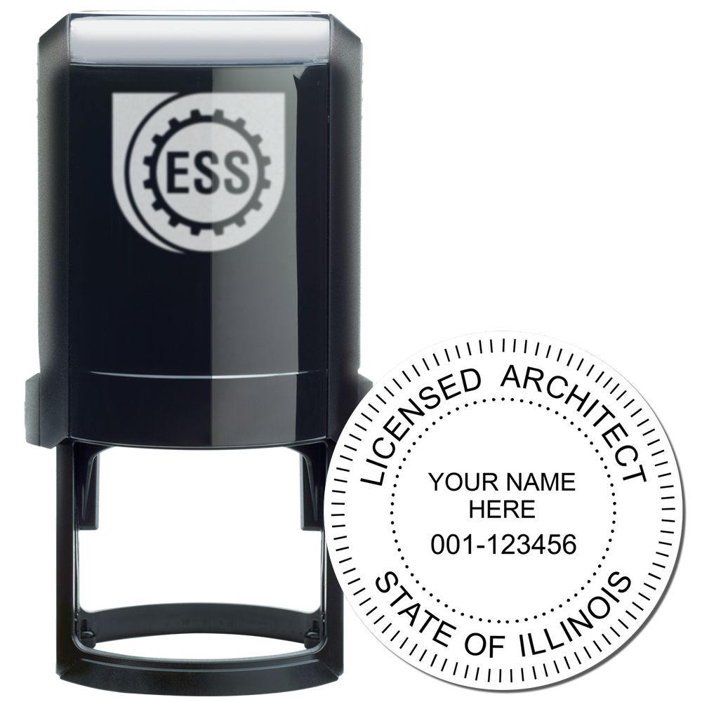 Self-Inking Illinois Architect Stamp Main Image