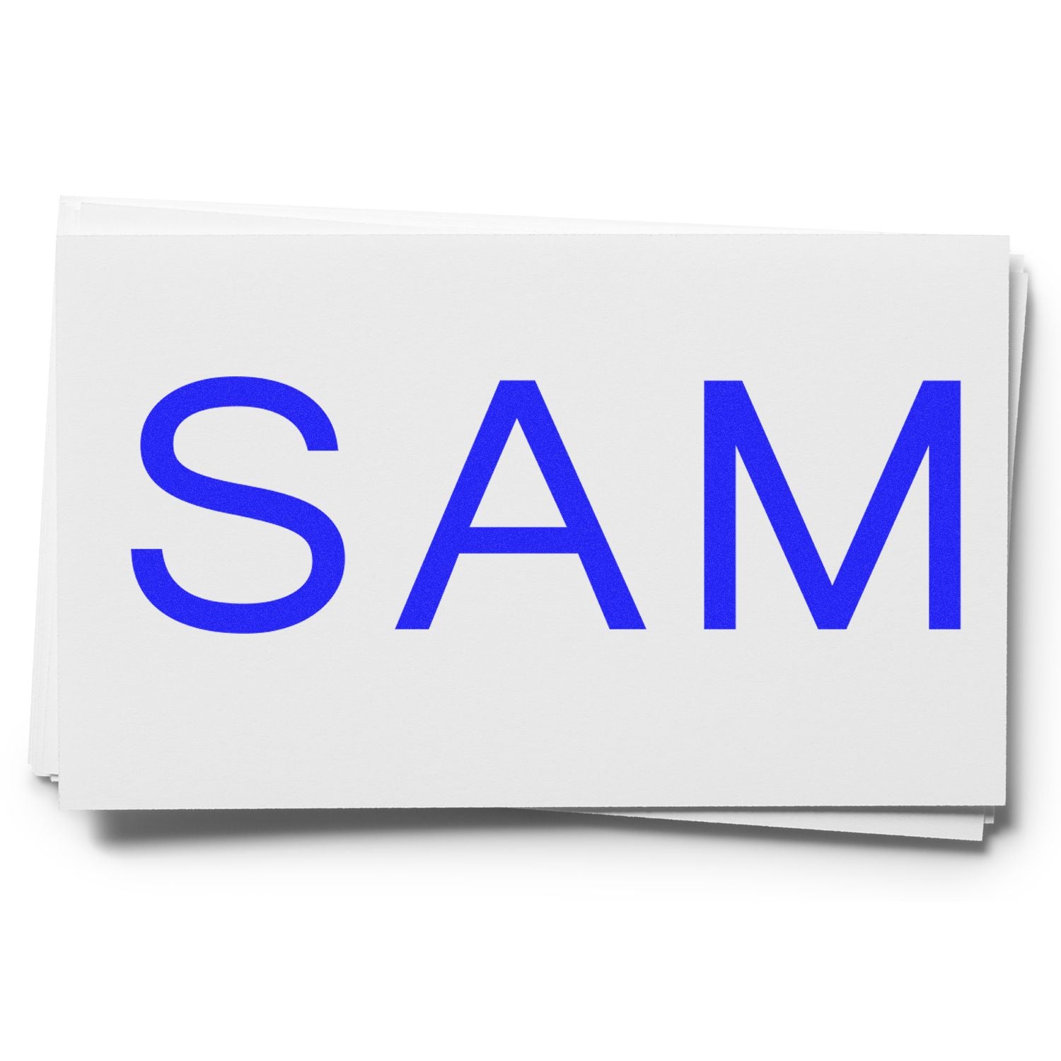 Large SAM Rubber Stamp In Use Photo