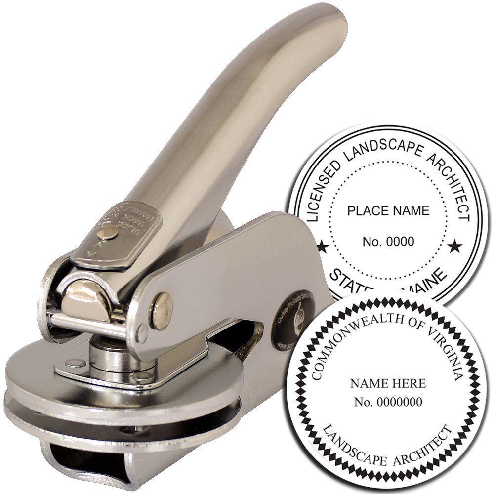 Landscape Architect Handheld Seal Embosser - Engineer Seal Stamps - Embosser Type_Handheld, Type of Use_Professional