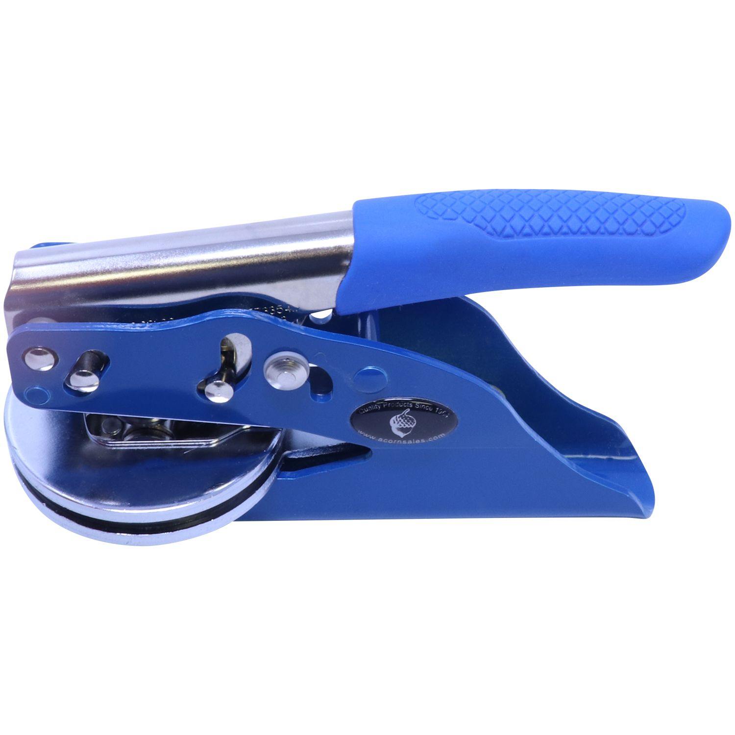 Architect Blue Seal Handheld Embosser - Engineer Seal Stamps