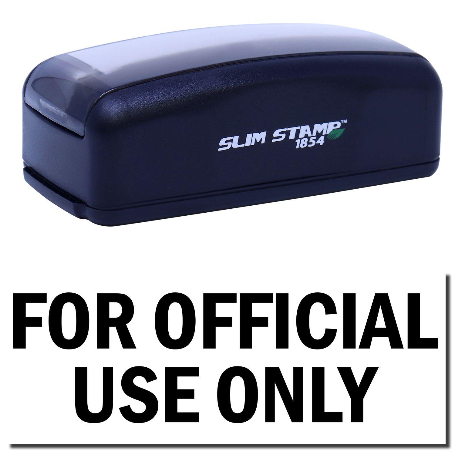 Large Pre-Inked For Official Use Only Stamp in black, featuring a compact design with FOR OFFICIAL USE ONLY text displayed below.