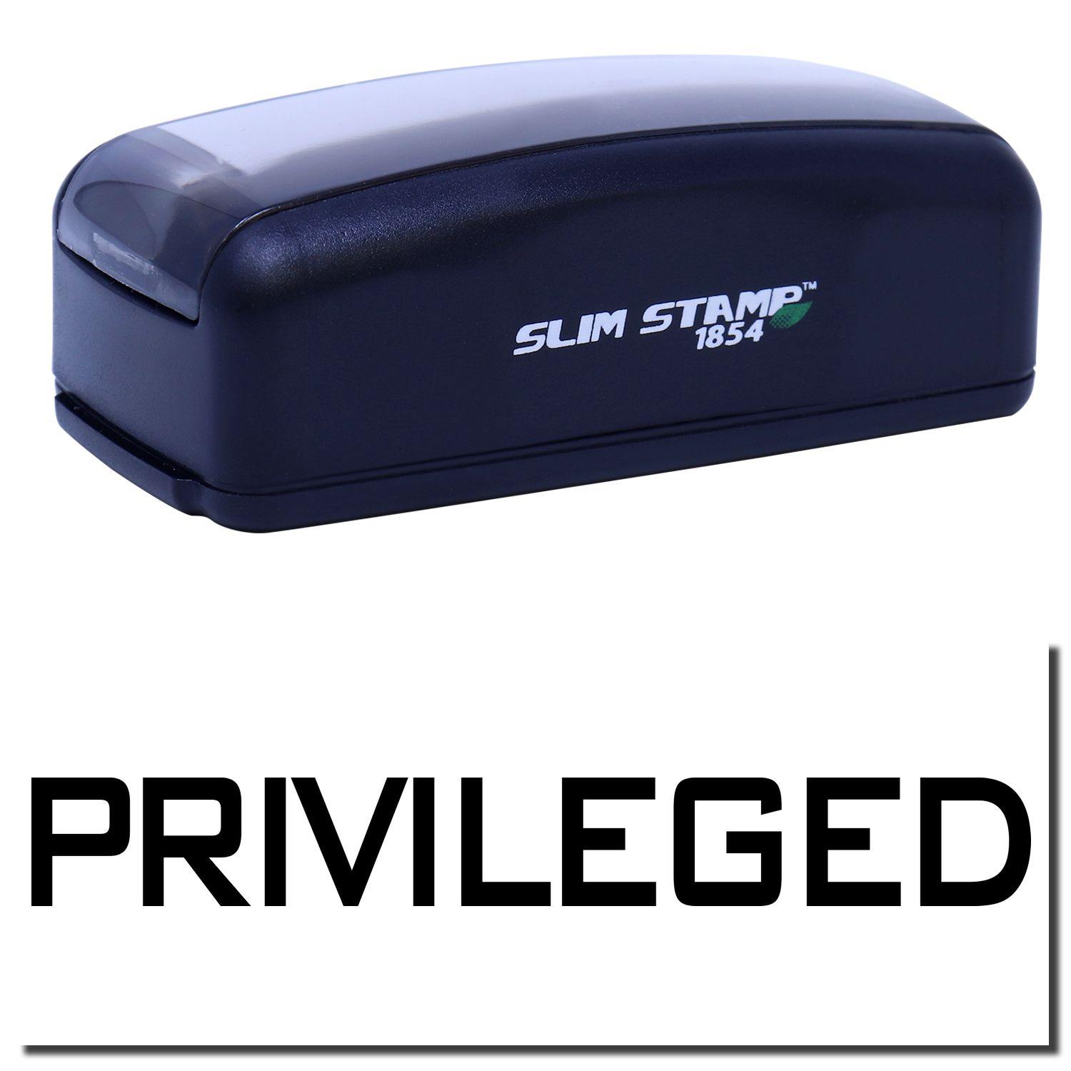 Large Pre-Inked Privileged Stamp Main Image