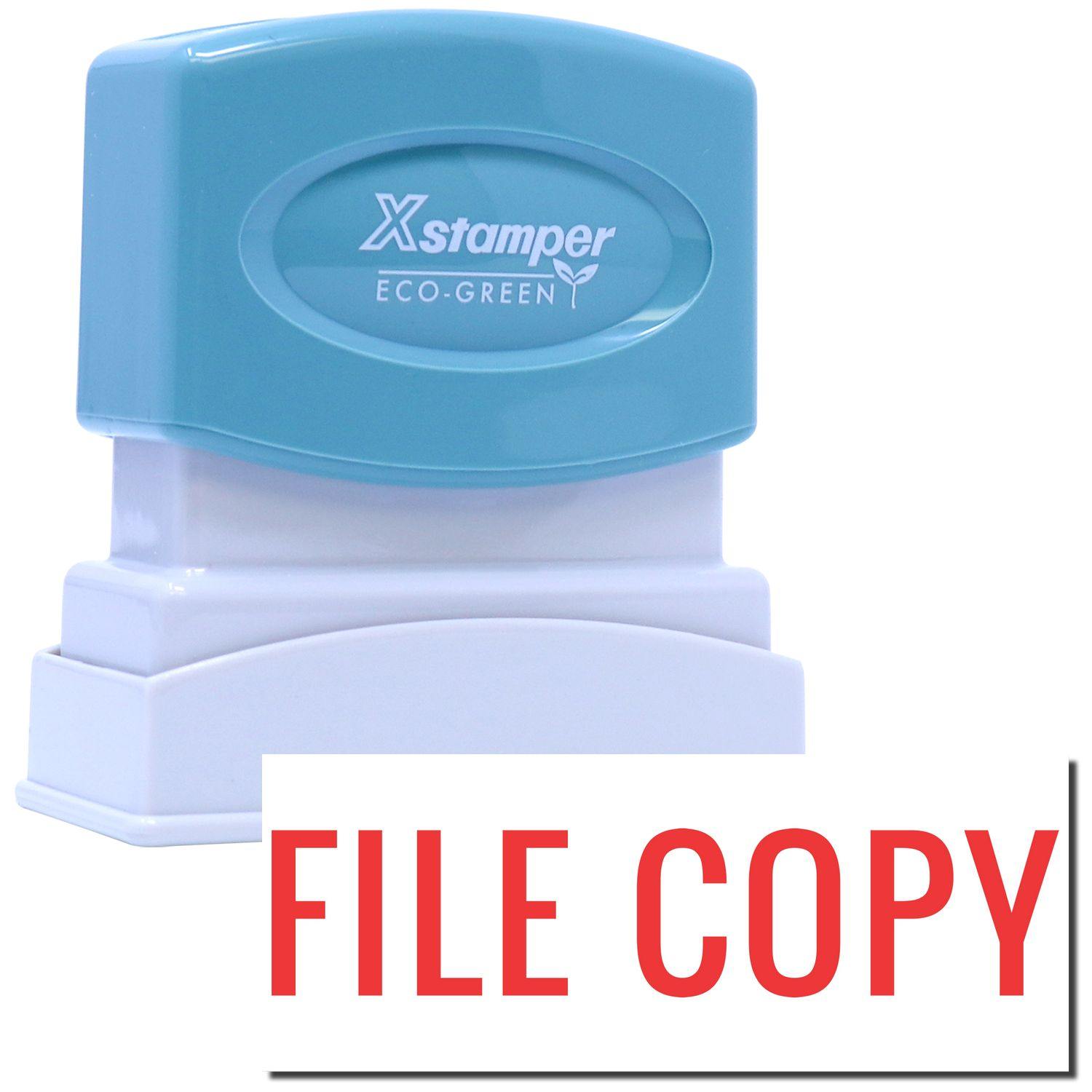 Red File Copy Xstamper Stamp Main Image