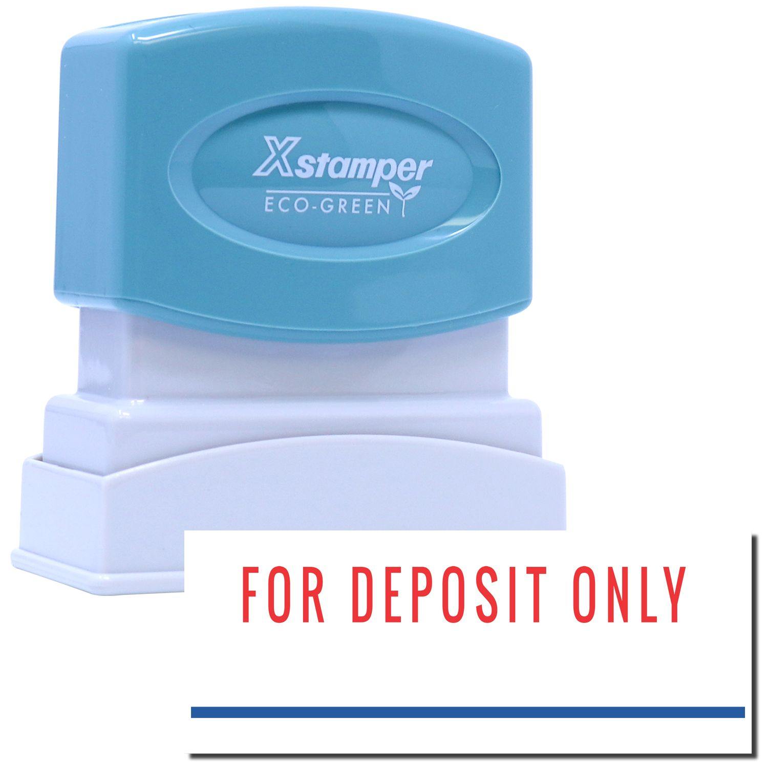 Red For Deposit Only Xstamper Stamp Main Image