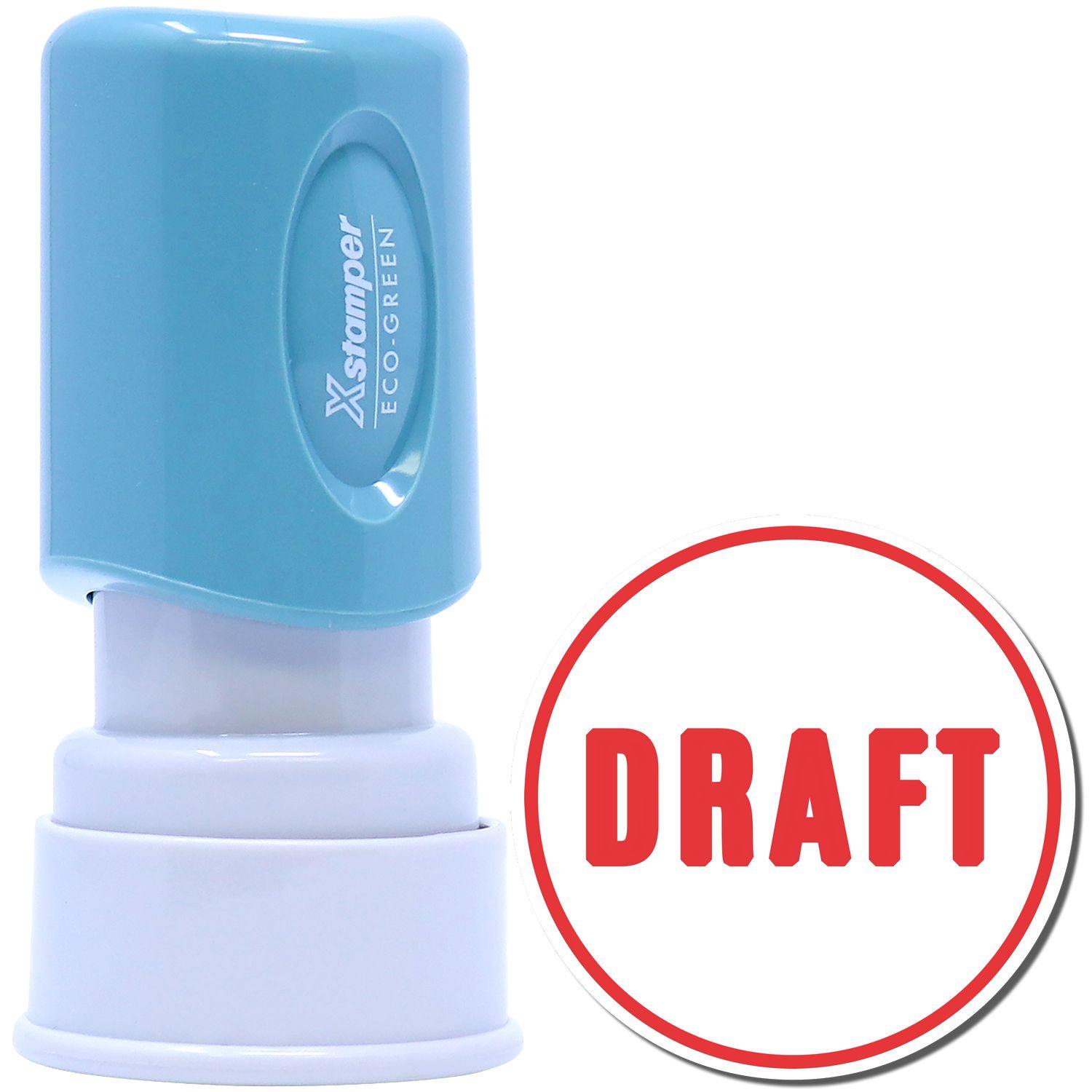 Round Draft Xstamper Stamp Main Image